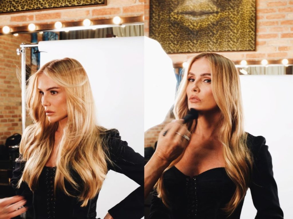 Transformação à luz do flash — o novo ato loiro de Deborah Secco