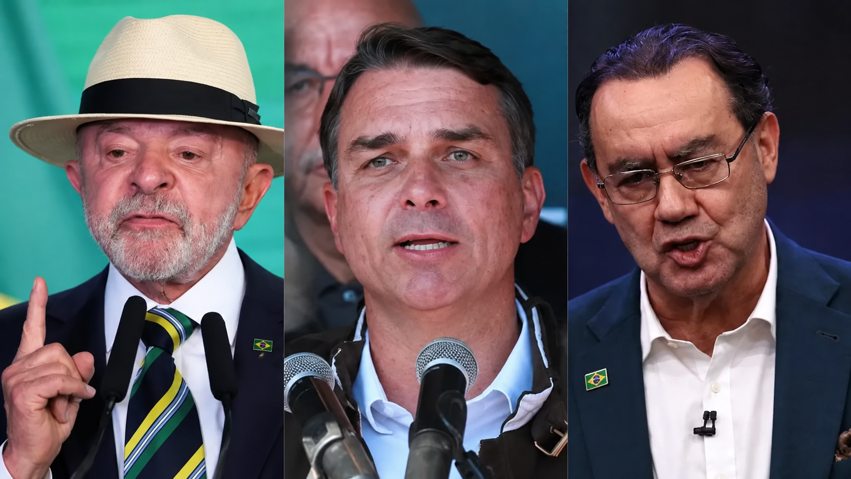 Pesquisas mostram disputa apertada entre Lula e Flávio Bolsonaro na corrida presidencial